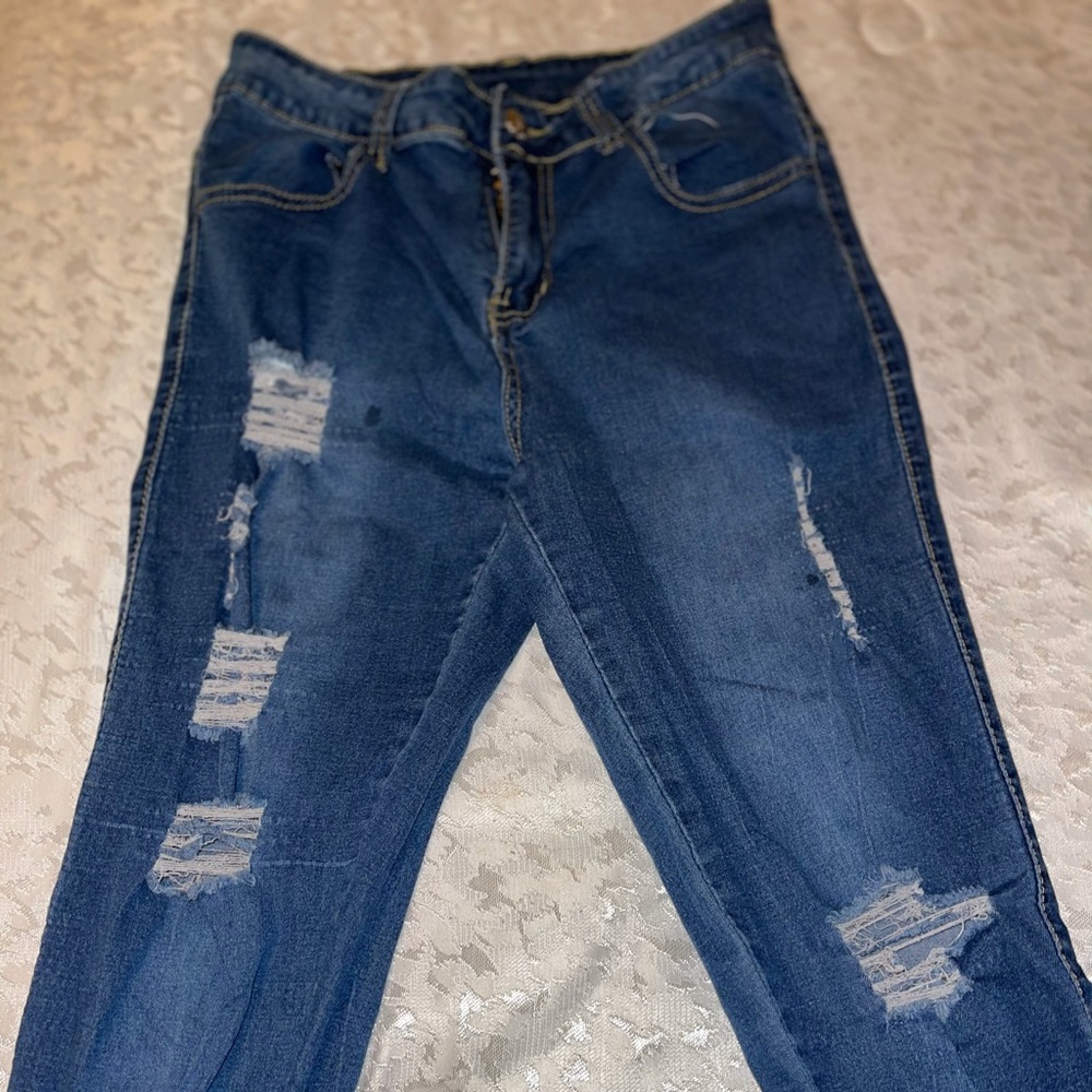 Blue Skinny Jeans
